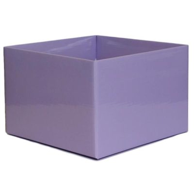 #6 Large Flower Box – Gloss – 220Mm X 220Mm X 140Mmh / Lavender  |  Posy Boxes Gift Packaging Posy Boxes