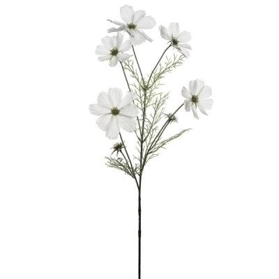 Artificial Cosmos Spray – 75Cm / White  |  Artificial Stems & Sprays Artificial Flowers Artificial Stems & Sprays