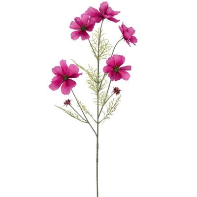 Artificial Cosmos Spray – 75Cml / Fuchsia  |  Artificial Stems & Sprays Artificial Flowers Artificial Stems & Sprays