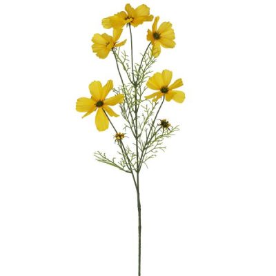 Artificial Cosmos Spray – 75Cml / Yellow  |  Artificial Stems & Sprays Artificial Flowers Artificial Stems & Sprays