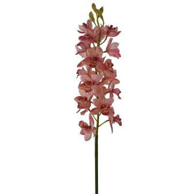 Artificial Cymbidium Orchid Spray – 85Cml / Mauve Pink  |  Artificial Orchids Artificial Flowers Artificial Orchids