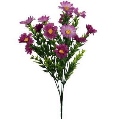 Artificial Daisy Bush – 35Cml / Purple  |  Artificial Budget Range Artificial Budget Range Artificial Budget Range