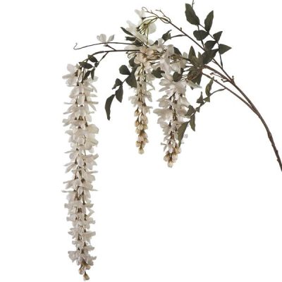 Artificial Hanging Wisteria – 150Cml / White  |  Artificial Hanging Greenery Artificial Hanging Greenery Artificial Hanging Greenery