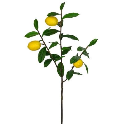 Artificial Lemon Branch – 100Cml  |  Artificial Greenery Sprays Artificial Greenery Sprays Artificial Greenery Sprays