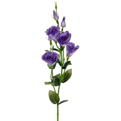 Artificial Lisianthus Spray – 75Cml / Purple  |  Artificial Stems & Sprays Artificial Flowers Artificial Stems & Sprays