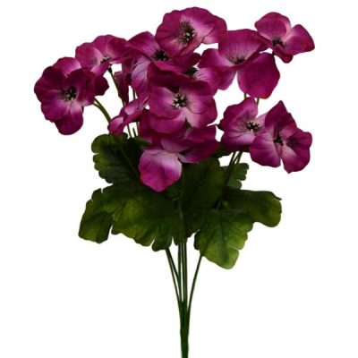 Artificial Pansy Bush – 40Cm / Fuchsia  |  Artificial Budget Range Artificial Budget Range Artificial Budget Range