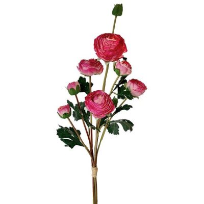 Artificial Ranunculus Bundle – 50Cml / Pink  |  Artificial Stems & Sprays Artificial Flowers Artificial Stems & Sprays