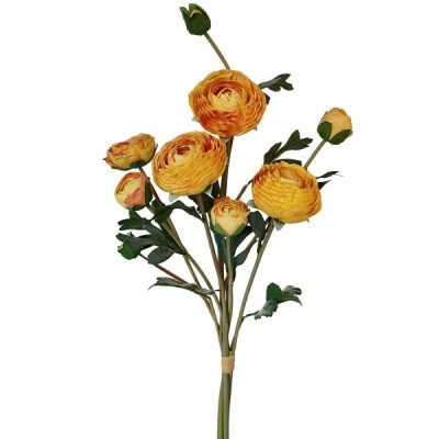 Artificial Ranunculus Bundle – 50Cml / Yellow  |  Artificial Stems & Sprays Artificial Flowers Artificial Stems & Sprays