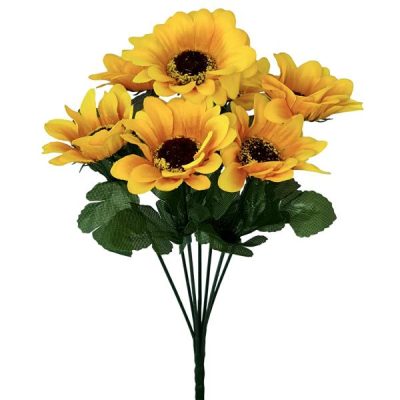 Artificial Small Sunflower Bush – 27Cml  |  Artificial Budget Range Artificial Budget Range Artificial Budget Range