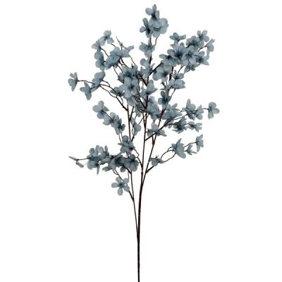 Auri Artificial Floral Spray – 120Cml / Blue  |  Artificial Stems & Sprays Artificial Flowers Artificial Stems & Sprays