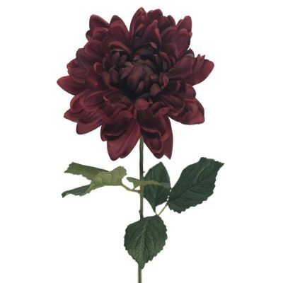 Autumn Dahlia Stem – 80Cml / Burgundy  |  Artificial Stems & Sprays Artificial Flowers Artificial Stems & Sprays