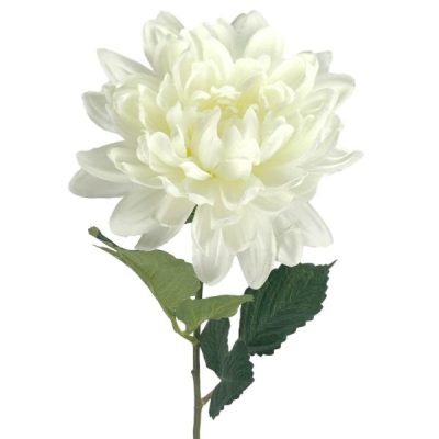 Autumn Dahlia Stem – 80Cml / White  |  Artificial Stems & Sprays Artificial Flowers Artificial Stems & Sprays