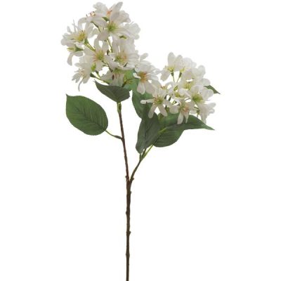 Belle Artificial Lilac Spray – 70Cml / White  |  Artificial Stems & Sprays Artificial Flowers Artificial Stems & Sprays