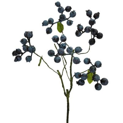 Blue Berry Spray – 57Cm  |  Artificial Greenery Sprays Artificial Greenery Sprays Artificial Greenery Sprays