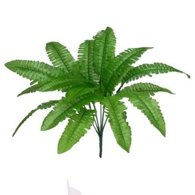 Boston Fern Bush – 41Cm / Green  |  Artificial Greenery Bushes Artificial Greenery Bushes Artificial Greenery Bushes