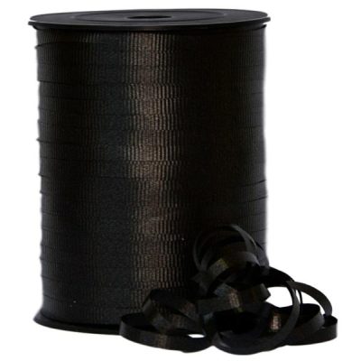 Crimped Curling Ribbon – 5Mm X 457.2Mtr / Black  |  Ribbon – Tear, Curling & Pull Bows Ribbon - Tear, Curling & Pull Bows Black