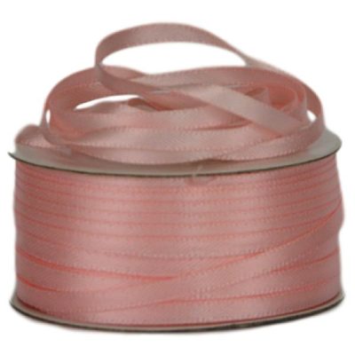 Double Face Satin Ribbon – 3Mm X 50Mts / Light Pink  |  Ribbon – Satin Ribbon - Satin Lt Pink