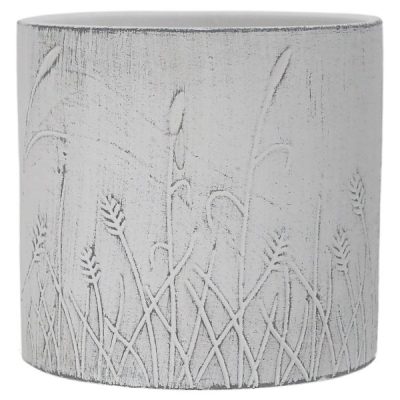 Field Ceramic Pot With Hole & Plug – 16Cmd X 15Cmh / White  |  Ceramics & Cement Ceramics & Cement Ceramics & Cement