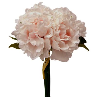 Flute Peony Bundle – 25Cm / Lt Pink  |  Artificial Bushes Artificial Bushes Artificial Bushes