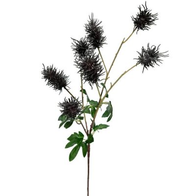 Frosted Sea Urchin Spray – 70Cml / Black  |  Artificial Stems & Sprays Artificial Flowers Artificial Stems & Sprays