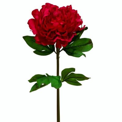 Full Bloom Peony – 70Cm L / Crimson  |  Artificial Stems & Sprays Artificial Flowers Artificial Stems & Sprays