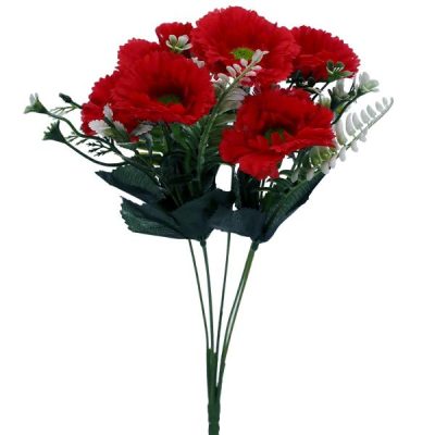 Gerbera Bush 28Cml / Red  |  Artificial Budget Range Artificial Budget Range Artificial Budget Range