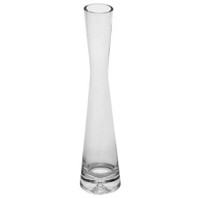 Glass Waisted Bud Vase / 24Cm H  |  Glass Flared & Tapered Vases Glass Flared & Tapered Vases Glass Flared & Tapered Vases