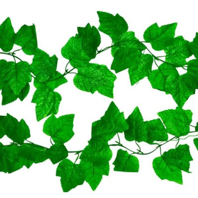 Grape Leaf Garland – 220Cml / Green (Sold As A Pack Of 2 Pieces)  |  Artificial Garlands Artificial Garlands Artificial Garlands