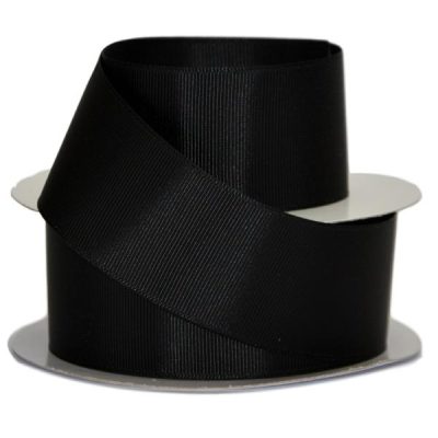 Grosgrain Ribbon – 38Mm X 25Mtr / Black  |  Ribbon – Grosgrain Ribbon - Grosgrain Black