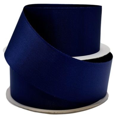 Grosgrain Ribbon – 38Mmx25Mtr / Navy  |  Ribbon – Grosgrain Ribbon - Grosgrain Navy