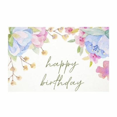 Happy Birthday Soft Florals  |  Cards & Envelopes Cards & Envelopes Cards & Envelopes