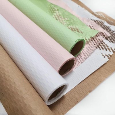 Honeycomb Wrap – 80Gsm – 50Cm X 4.5M / White  |  Wrapping – Cello & Paper Rolls Ribbon & Wrapping White