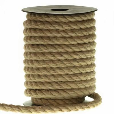 Jute Twirled Rope – 8Mm X 10Mtr  |  Ribbon – Jute, Hessian & Raffia Ribbon - Jute, Hessian & Raffia Ribbon - Jute, Hessian & Raffia