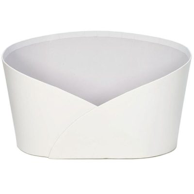 Large Cardboard Oval Hamper Box – 32Cm X 22Cm X 8Cmh (Front) / White  |  Hamper Trays Gift Packaging Hamper Trays