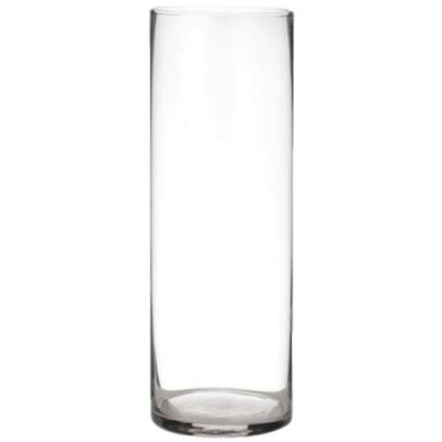 Large Cylinder Glass Vase / 12Cmd X 35Cmh  |  Glass Cylinder Vases Glass Cylinder Vases Glass Cylinder Vases