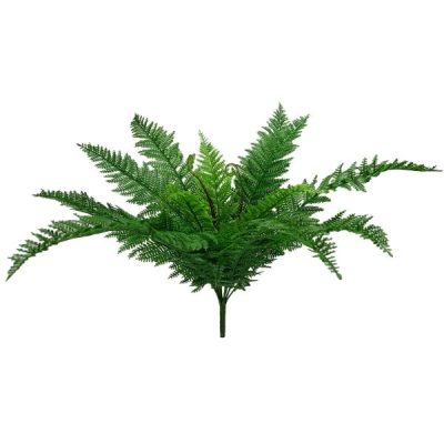 Leather Fern Bush – 57Cm / Green  |  Artificial Greenery Bushes Artificial Greenery Bushes Artificial Greenery Bushes