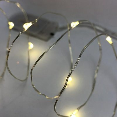 Led Lights On Wire X 2M / Warm White (Pack Of 4)  |  Lights Florist Supplies Lights