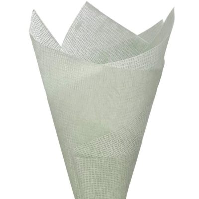 Linen Design Non Woven Wrap – 70Mic – 50Cm X 70Cm X 50 Sheets / Green  |  Wrapping – Non-Woven Sheets Ribbon & Wrapping Mint Green