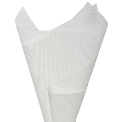 Linen Design Non Woven Wrap – 70Mic – 50Cm X 70Cm X 50 Sheets / White  |  Wrapping – Non-Woven Sheets Ribbon & Wrapping White