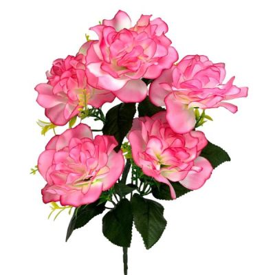 Lucy Peony Bush X 5 – 36Cml / Two Tone Pink  |  Artificial Budget Range Artificial Budget Range Artificial Budget Range