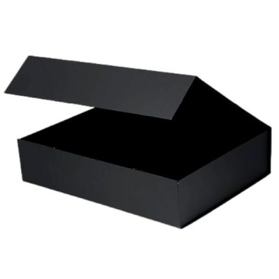 Magnetic Close Box 395Mmx300Mmx95Mm, Collapsible / Matte Black  |  Magnetic Boxes Gift Packaging Magnetic Boxes