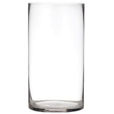 Medium Cylinder Glass Vase/ 15Cmd X 25Cmh  |  Glass Cylinder Vases Glass Cylinder Vases Glass Cylinder Vases