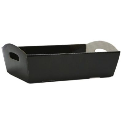 Medium Hamper Tray – 250Mm X 170Mm X 83Mmh / Black  |  Hamper Trays Gift Packaging Black