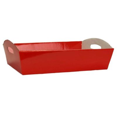 Medium Hamper Tray – 250Mm X 170Mm X 83Mmh / Red  |  Hamper Trays Gift Packaging Hamper Trays