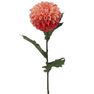 Moira Artificial Dahlia- 68Cml / Coral  |  Artificial Stems & Sprays Artificial Flowers Artificial Stems & Sprays