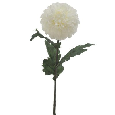 Moira Artificial Dahlia – 68Cml / White  |  Artificial Stems & Sprays Artificial Flowers Artificial Stems & Sprays