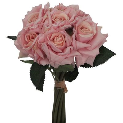 Monaco Rose Bundle – 24Cml / Light Pink  |  Artificial Bushes Artificial Bushes Artificial Bushes