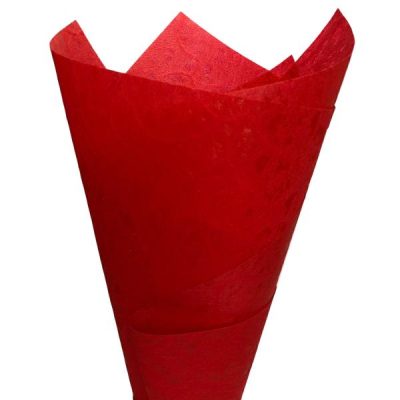 Non Woven Textured Material Wrap – 50Cm X 70Cm X 50Sheets / Red  |  Wrapping – Non-Woven Sheets Ribbon & Wrapping Red