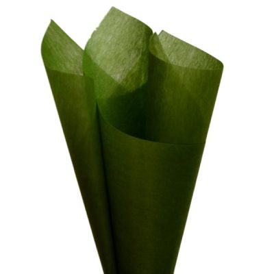 Non Woven Wrap – 50Cm X 75Cm X 50Sheets / Olive  |  Wrapping – Fabric Rolls Ribbon & Wrapping Wrapping - Fabric Rolls