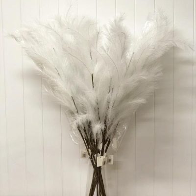 Pampas Grass – 98Cml / White  |  Artificial Stems & Sprays Artificial Flowers Artificial Stems & Sprays